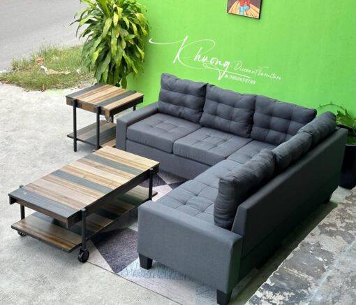 Ghế sofa hình chữ L hiện đại cho phòng khách - Ảnh 4