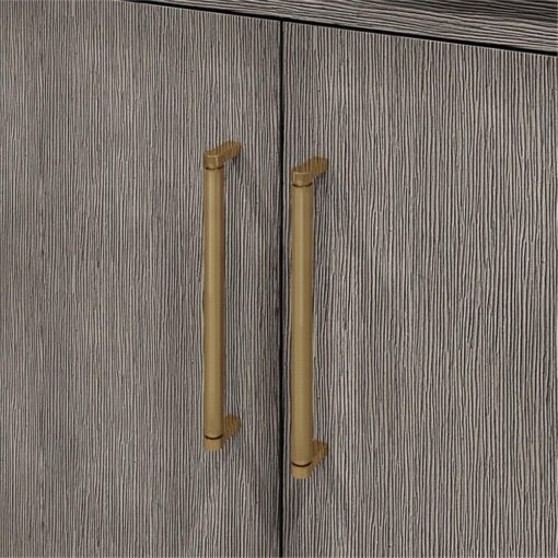 Bồn rửa mặt bằng đá cẩm thạch trắng Carrara Audrina 48" màu gỗ sồi xám - Ảnh 8