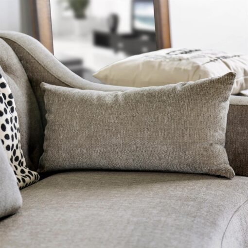 Ghế bành 2 mảnh vải lanh màu be Deidre Living Room Sofa - Ảnh 2
