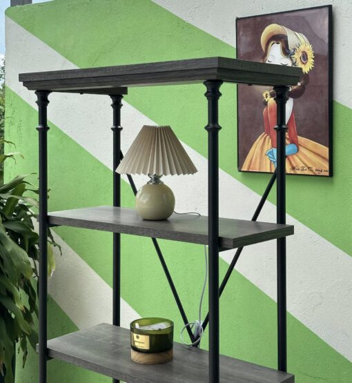 Tủ sách mộc mạc hiện đại công nghiệp cổ điển iNSPIRE Q Myra của Classic - Ảnh 4