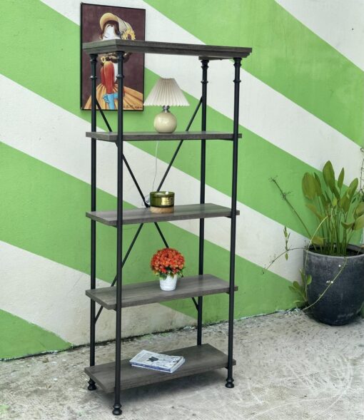 Tủ sách mộc mạc hiện đại công nghiệp cổ điển iNSPIRE Q Myra của Classic - Ảnh 5