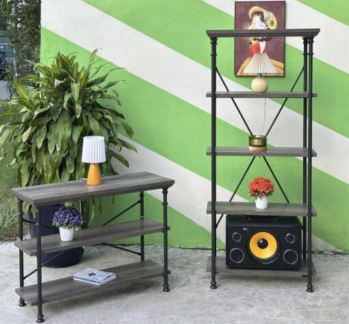Tủ sách mộc mạc hiện đại công nghiệp cổ điển iNSPIRE Q Myra của Classic - Ảnh 7