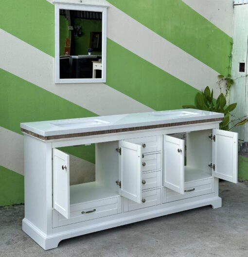 Bộ chậu rửa đôi đứng Deborah 72" - Ảnh 8