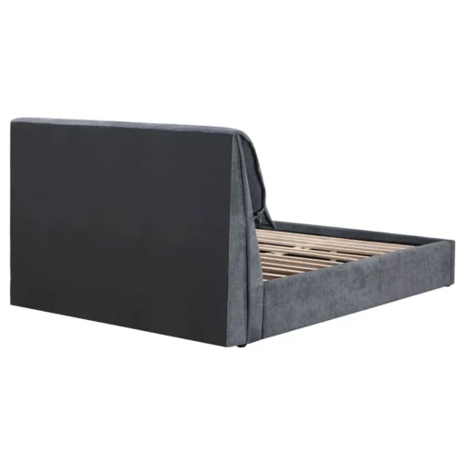 Giường bục bọc nệm Laurel có đầu giường bằng gối màu xám than - Ảnh 5