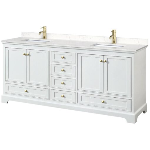 Bộ chậu rửa đôi đứng Deborah 72"