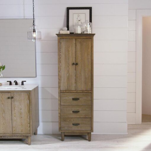 Tủ Lưu trữ Brisbane 24" màu gỗ sồi xám phong hóa