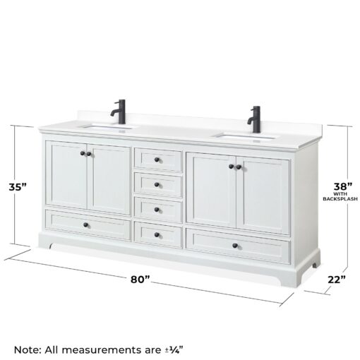 Bộ chậu rửa đôi đứng Deborah 72" - Ảnh 3